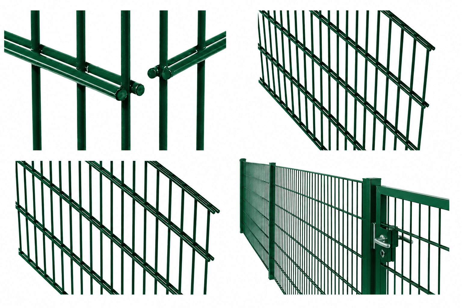 Panneaux double fil 8/6/8 - 0.63m - VERT