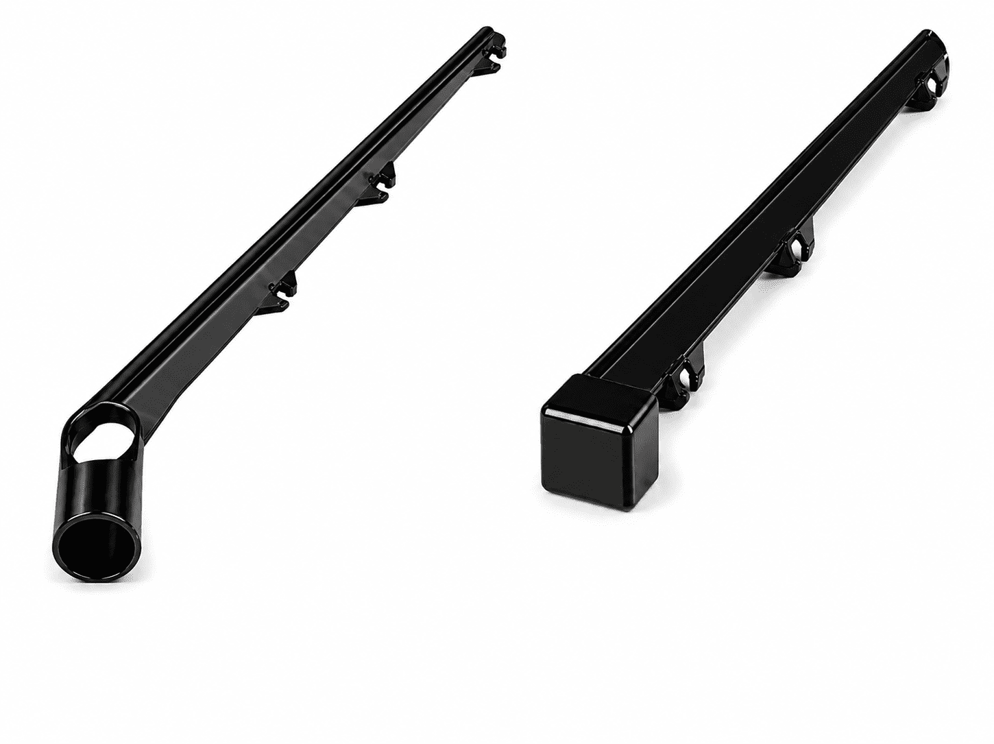 Bavolet oblique simple - 60/42mm NOIR
