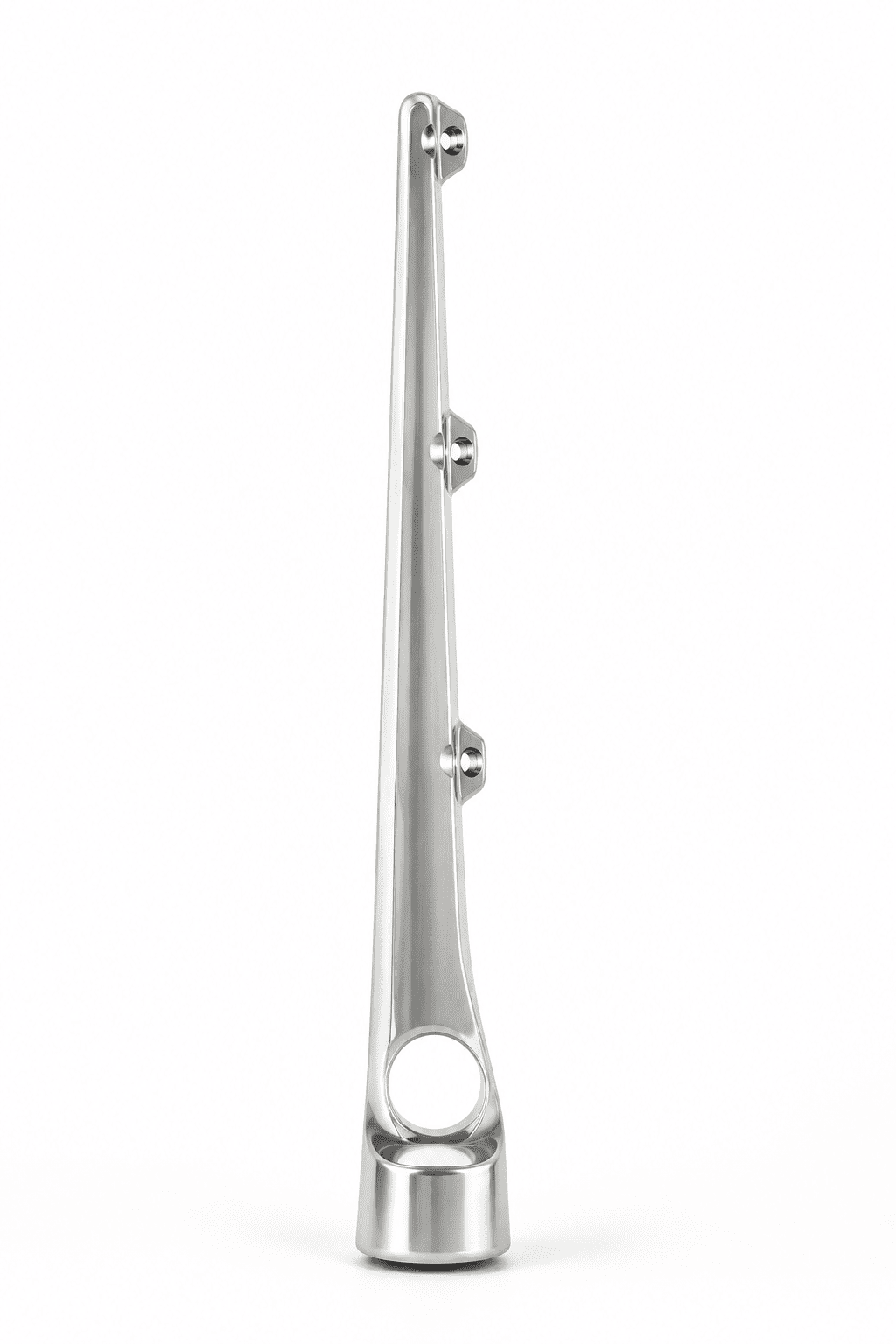Bavolet droit simple - 48/42mm - ALU