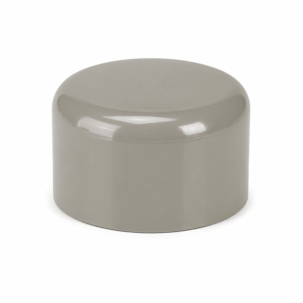 Capuchon rond dia 48mm - GRIS