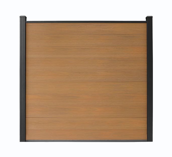 Composiet scherm 1m80 x 1m80 HOUT